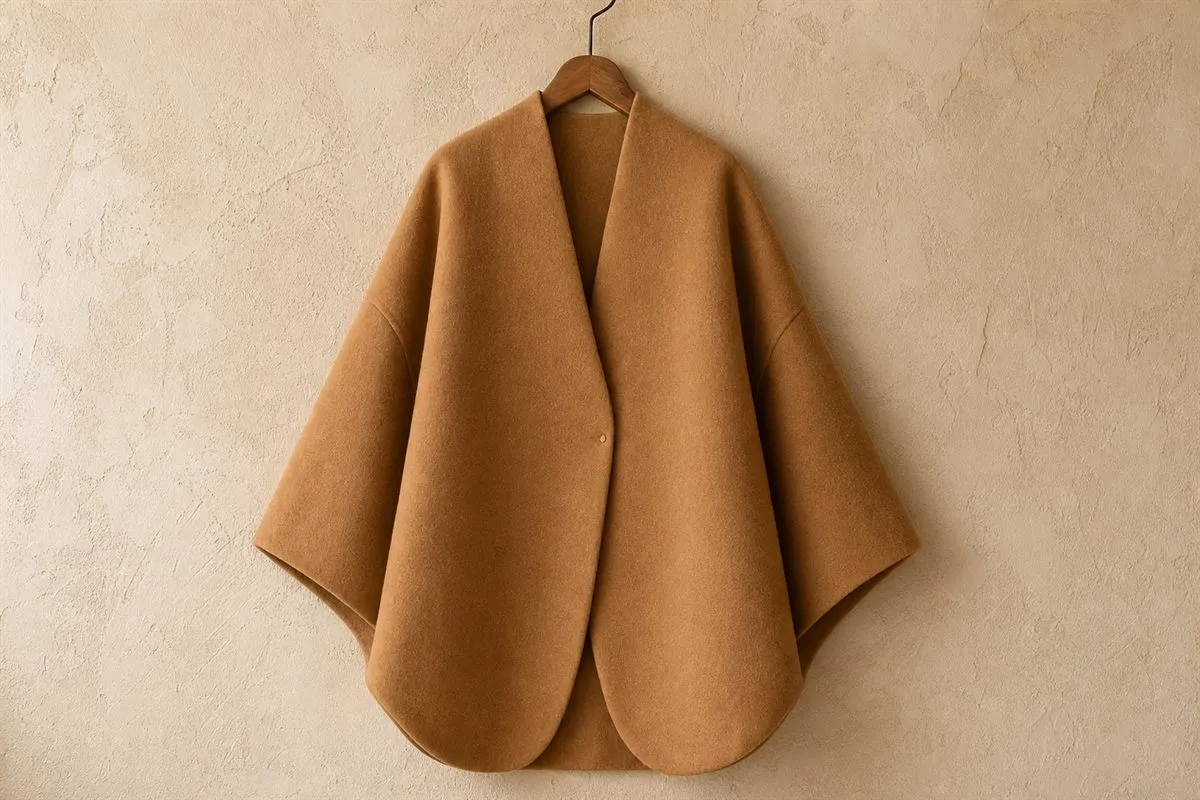 Manteau Cocoon en Cachemire Mélangé — Essential